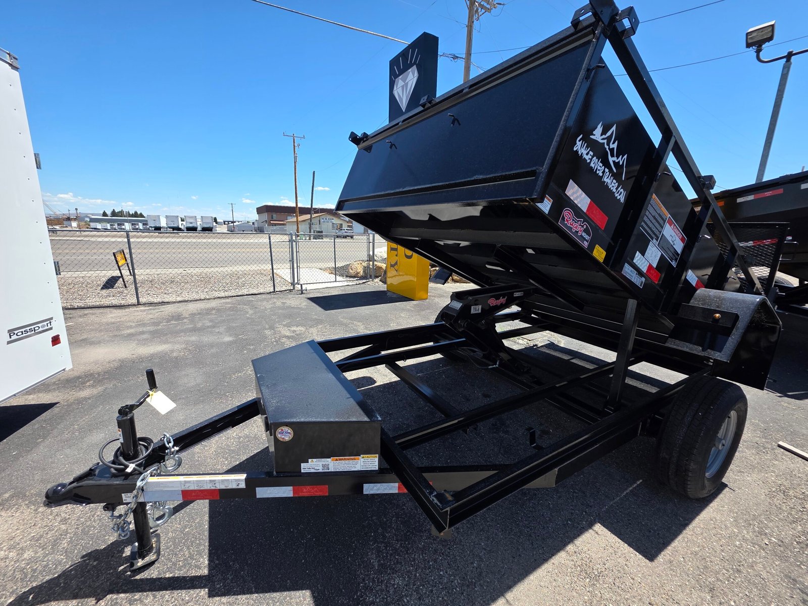 6X10 Single Axle Dump C&B 7K #49218